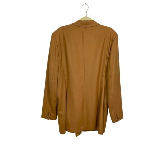 Vintage Pendleton 100% Wool Double Breasted Camel Jacket Size 16 Tall - Picture 4 of 13